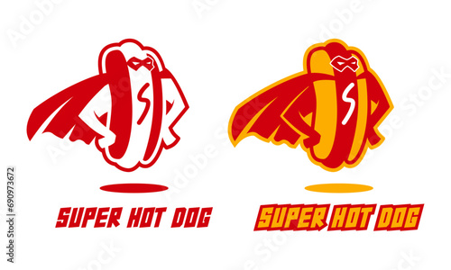 Hot Dog Logo | Hot Dog Cartoon Character
