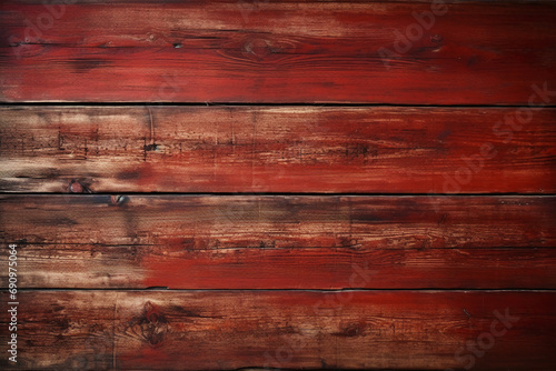 Timeber red wooden vintage texture and background copy space, ai generative photo