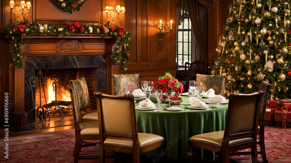 Christmas at the manor, English countryside decoration and interior decor Christmas at the manor, English countryside decoration and interior decor
