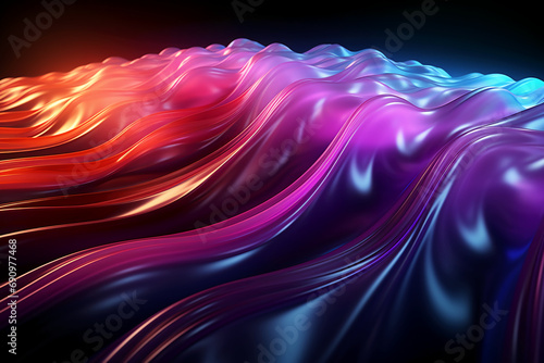 brightly glowing background with colorful lights, in the style of colorful animation stills, light navy and light magenta, light sky-blue and silver, aurorapunk, gabriel dawe, ai generative photo