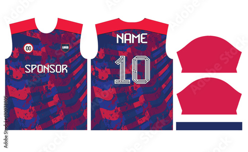 soccer jersey design for sublimation or football cricket jersey design