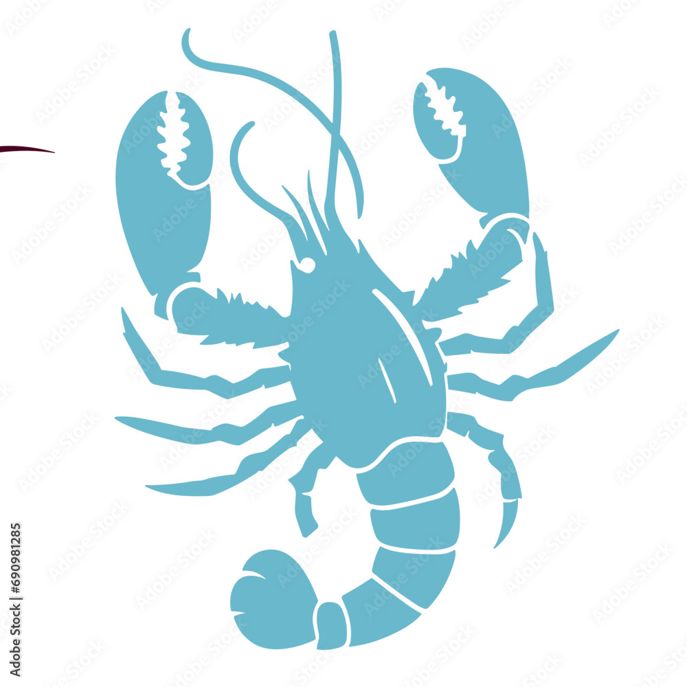 Obraz premium seafood icon vector