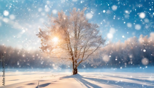 樹氷とスターダストの雪景色　冬の風景 © uumm