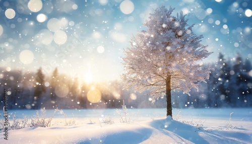 樹氷とスターダストの雪景色 冬の風景