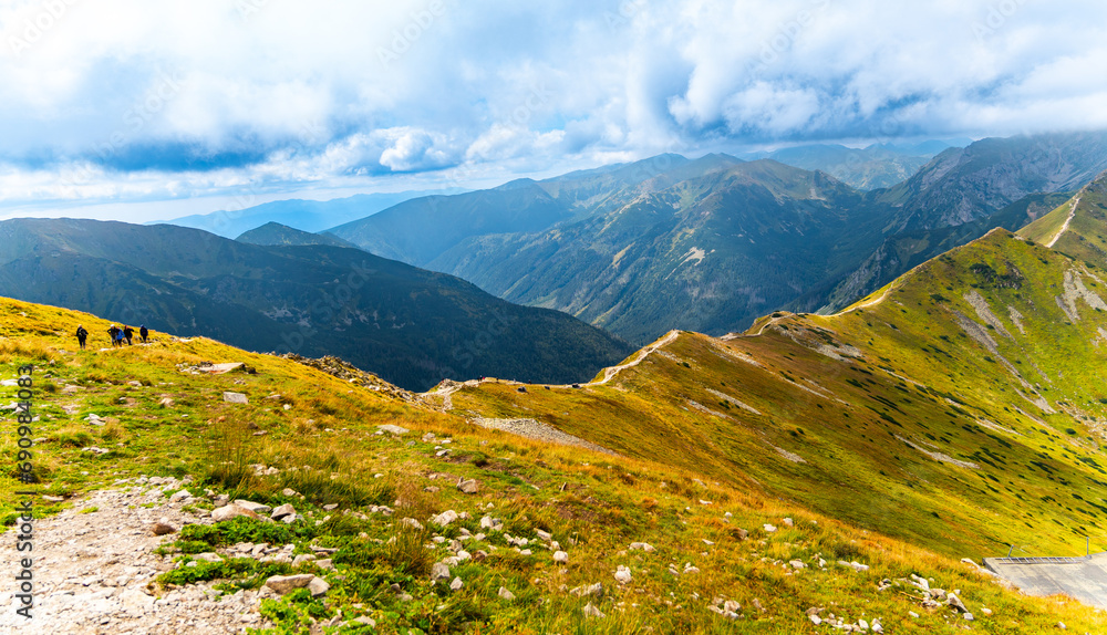 Fototapeta premium mountain view panorama landscape Poland Zakopane