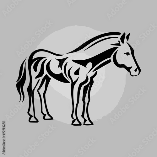 Modern horse icon