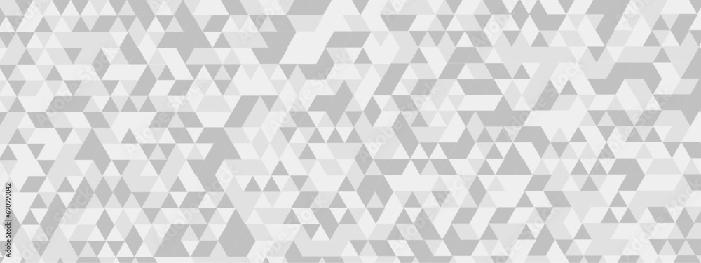 Seamless geometric pattern square shapes low polygon backdrop background. Abstract geometric wall tile and metal cube background triangle wallpaper. Gray and black polygonal background. - obrazy, fototapety, plakaty 