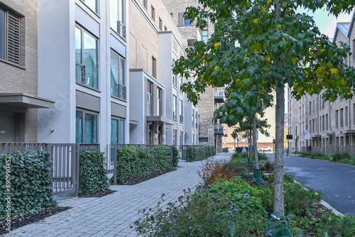 London, UK, 6 November 2023: New homes development in Castle Street,  Newham,  East London