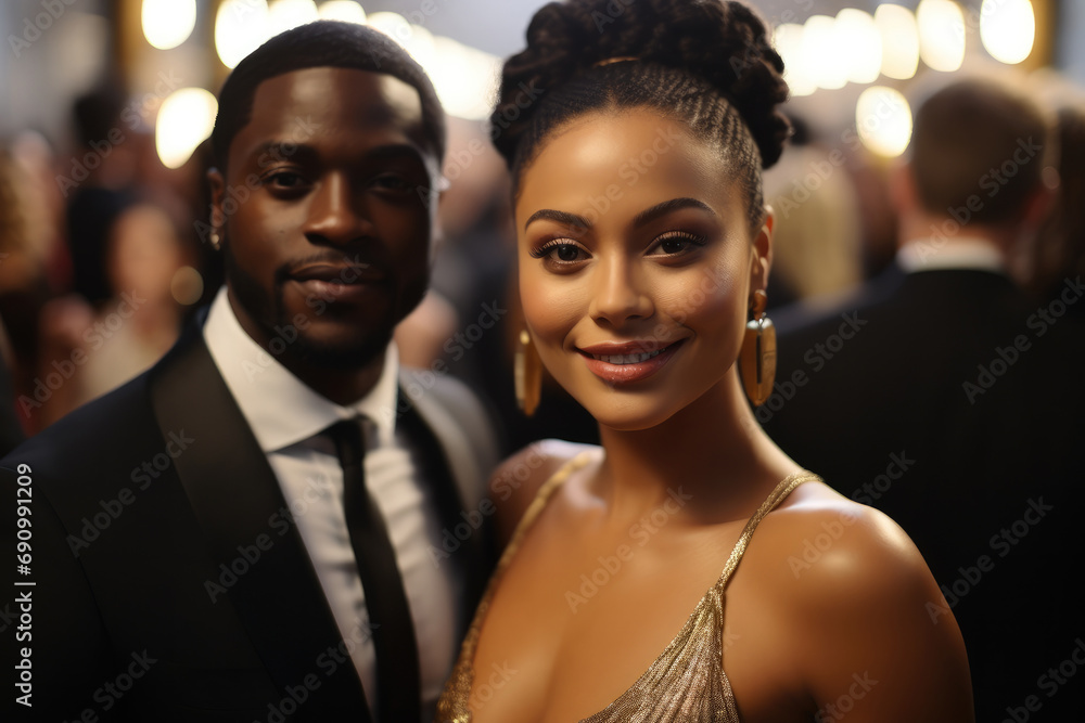 Business and gala event, Black people. Business and gala event, Black people.