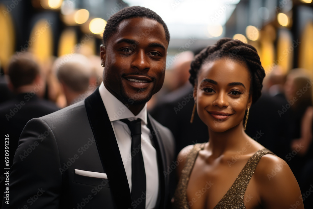 Business and gala event, Black people. Business and gala event, Black people.