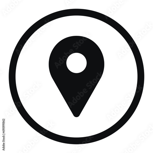 map pin vector icon