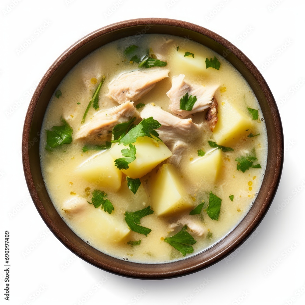 Delicious Colombian Ajiaco: Chicken and Potato Soup AI Generated Delicious Colombian Ajiaco: Chicken and Potato Soup AI Generated