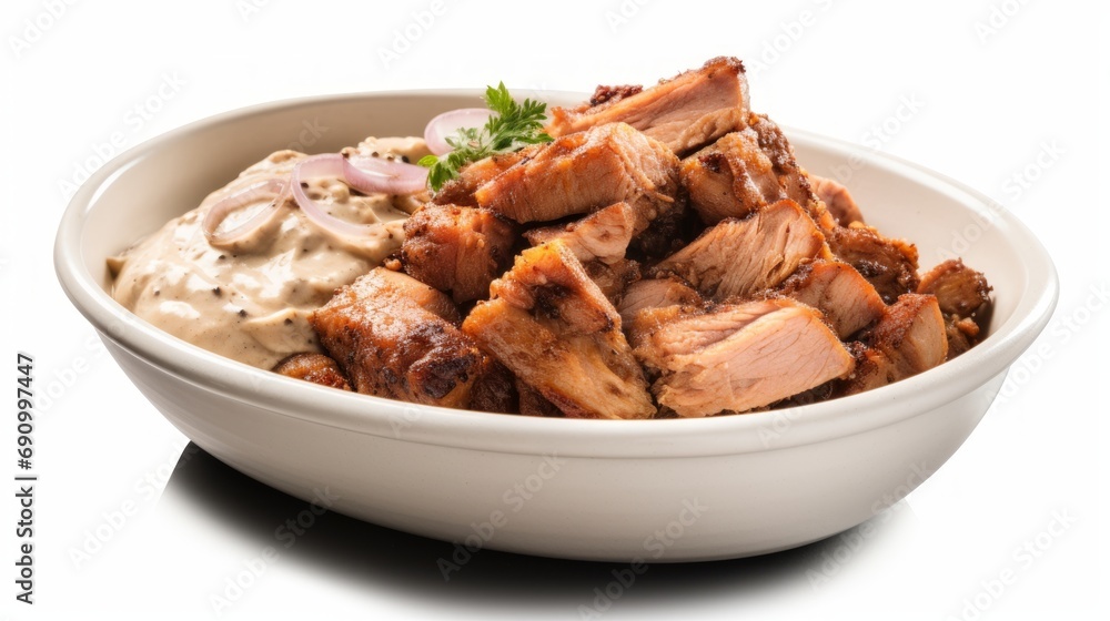 Delicious Filipino Lechon Roasted Pork with Liver Sauce AI Generated Delicious Filipino Lechon Roasted Pork with Liver Sauce AI Generated