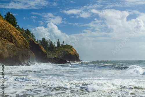 Obraz na plátne Cape Disappointment Lighthouse Scenic Landscape