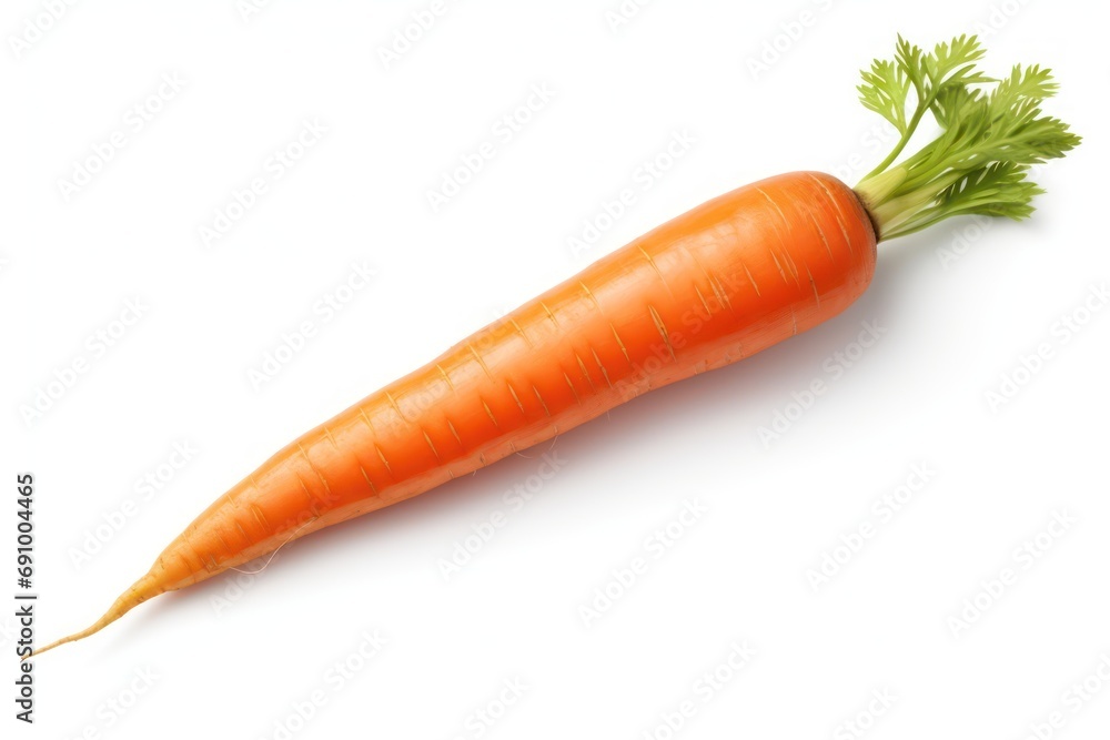 Carrot isolated on transparent or white background - obrazy, fototapety, plakaty 