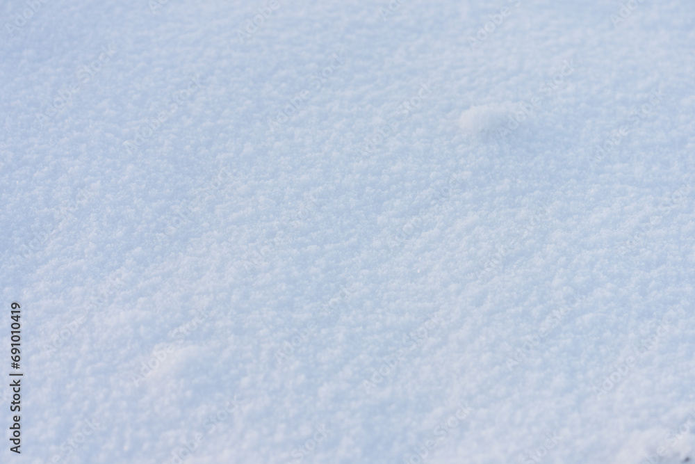 Natural untouched snow background photo