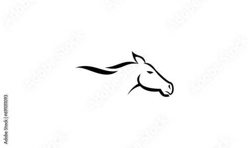 horse head silhouette