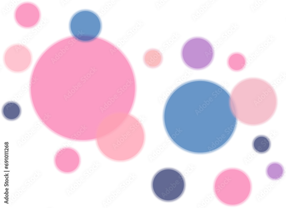 Transparent pastel Color Bubbles  pink blue Vector Art & Graphics