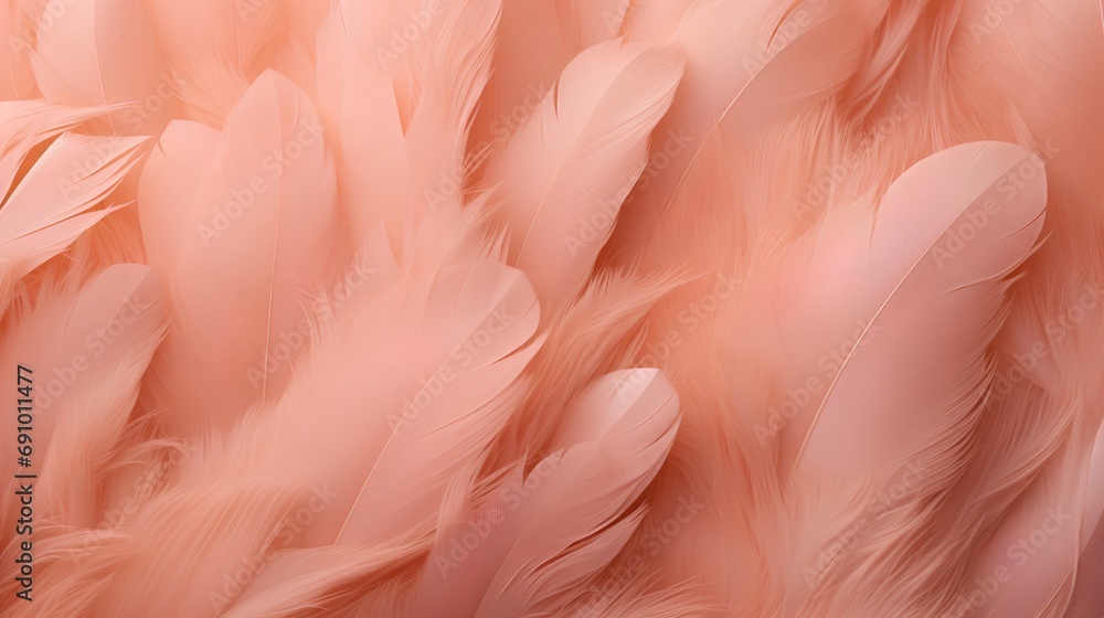 An elegant, softfocus background in a soothing color, featuring delicate feathers arranged in a minimalist aesthetic style that exudes tranquility and sophistication. An elegant, softfocus background in a soothing color, featuring delicate feathers arranged in a minimalist aesthetic style that exudes tranquility and sophistication.