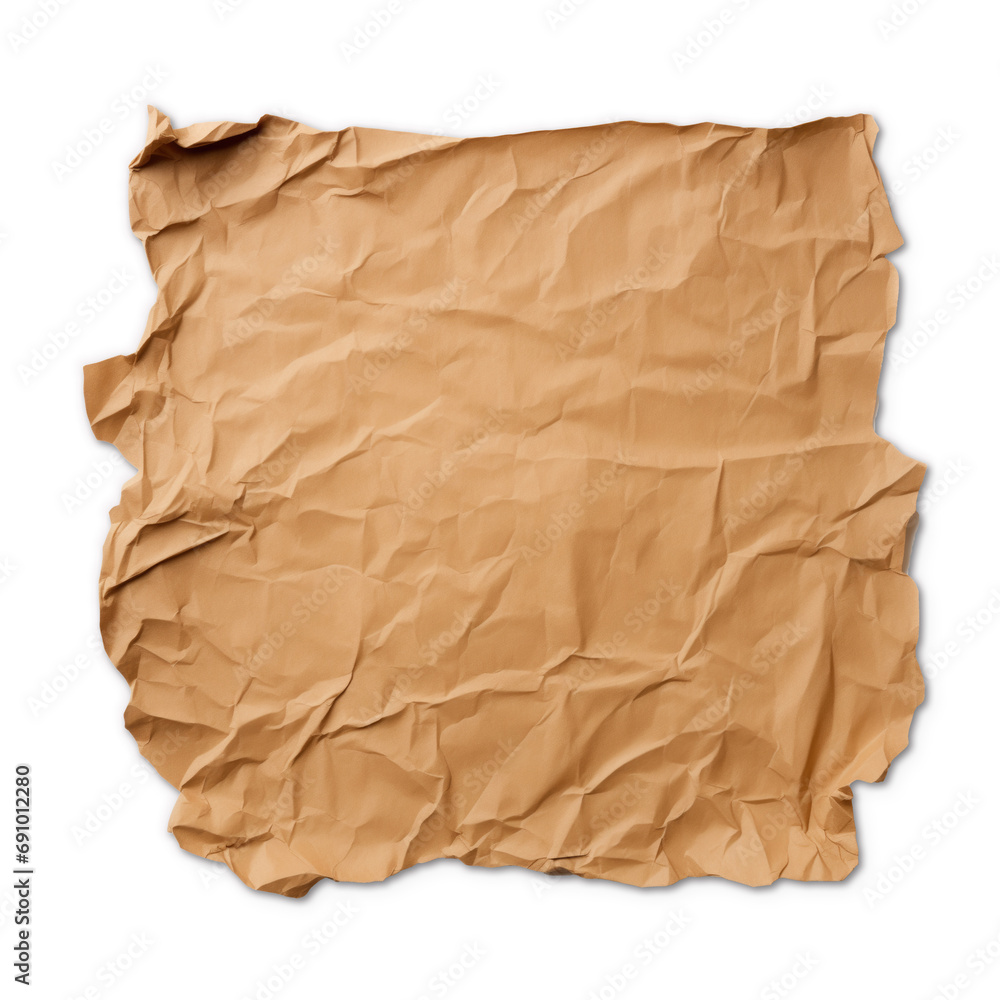 Obraz premium crumpled paper isolated