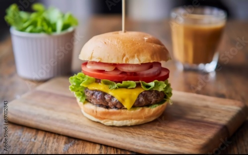 Ultimate Burger Bliss: Sink Your Teeth into this Irresistibly Juicy and Flavor-Packed Masterpiece!