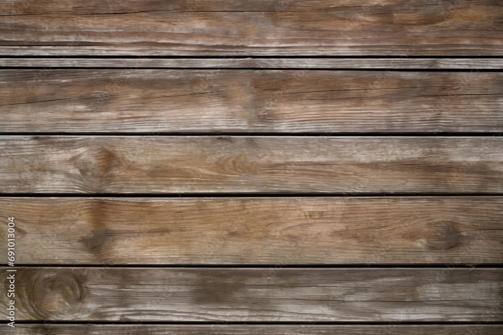 Fototapeta premium Rustic wooden planks wall background, Generative AI