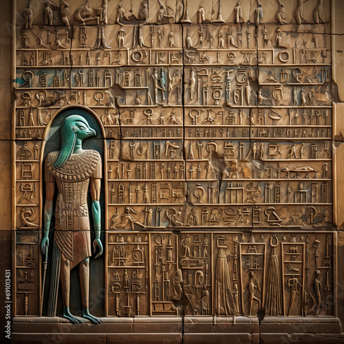 The world of ancient Egypt: Queens, pharaohs, and golden sarcophagi for mummies, Generative AI	
