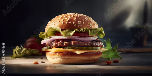 Juicy Perfection Unveiled: Feast Your Eyes on the Ultimate Mouthwatering Burger Sensation!