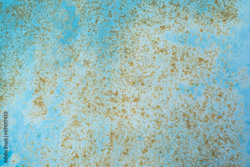 ond blue metal locker along  in a typical High School.