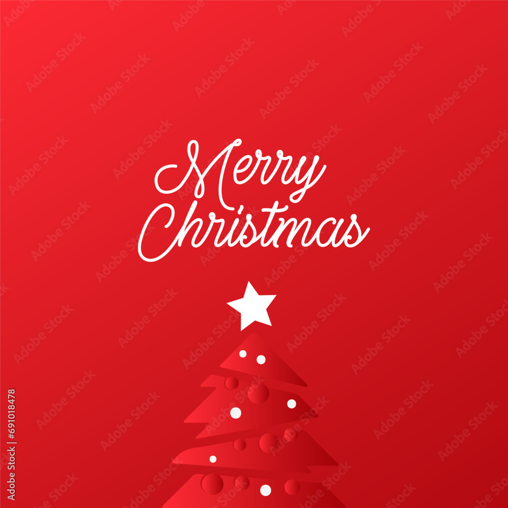 merry christmas greeting card