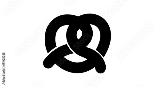 Snack, black isolated silhouette