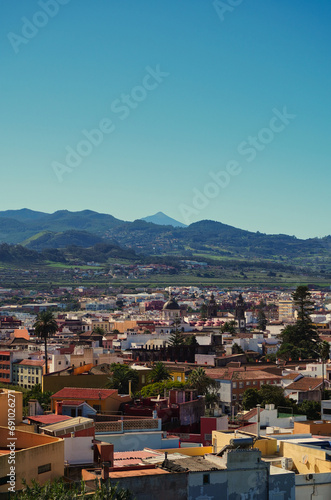 View of the city of San Cristóbal de La Laguna. It was the first city in the Canary Islands, and until now it is the only one declared a World Heritage Site.