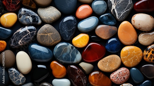 Beautyful colorful stones. Stones background.