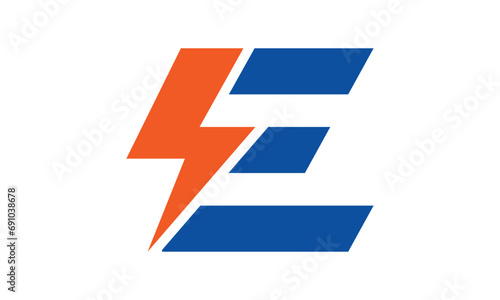 Energy E Letter Logo