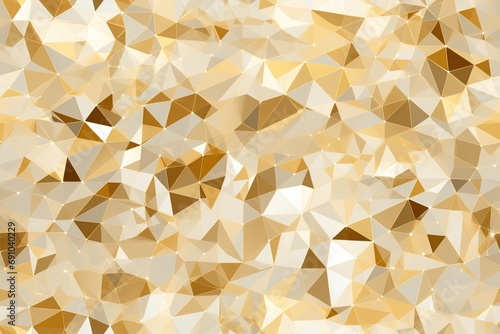 Abstract geometric luminous sparkling wallpaper background with gold  black and white touches. Great as luxury product advertisement banner or celebration postcard.