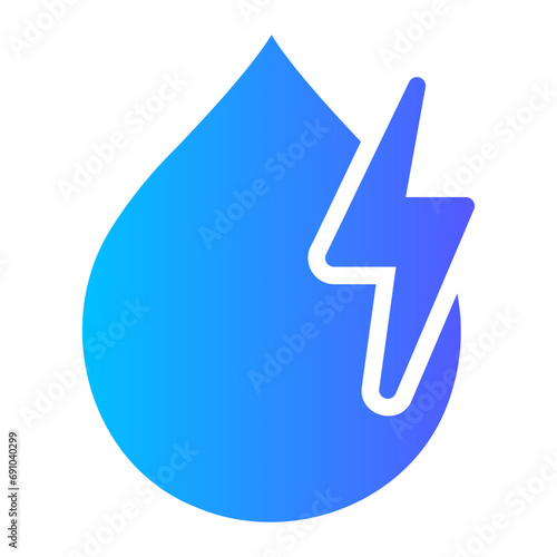 hydro gradient icon