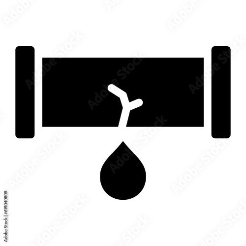 plumbing glyph icon