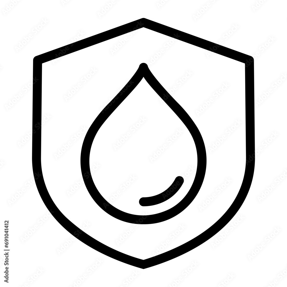 shield line icon shield line icon