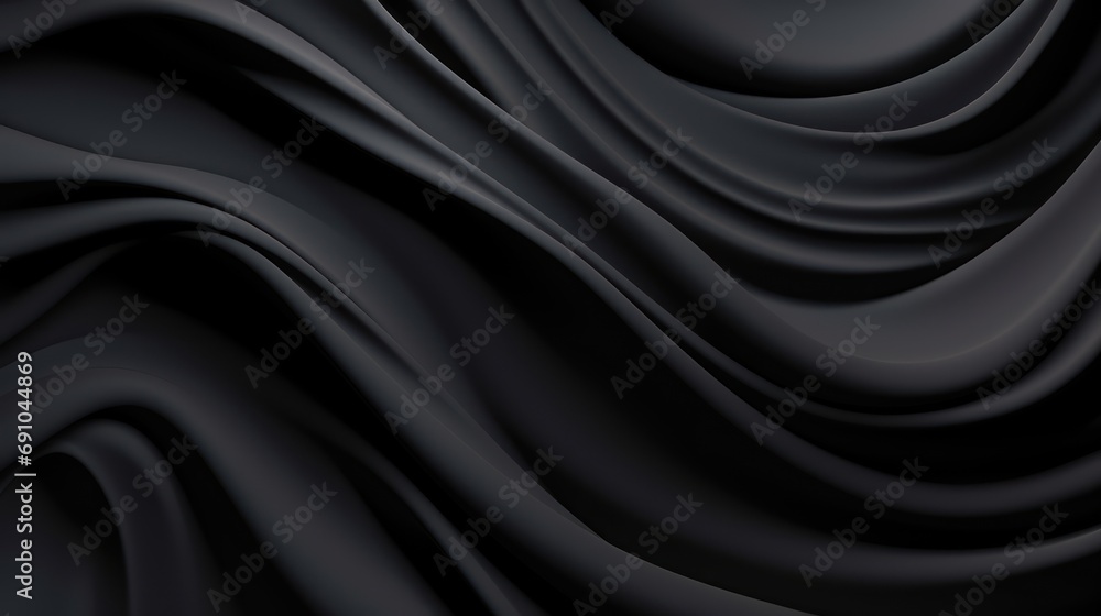 Beautiful symmetrical waving black cloth background, ultra realistic, 8k Beautiful symmetrical waving black cloth background, ultra realistic, 8k
