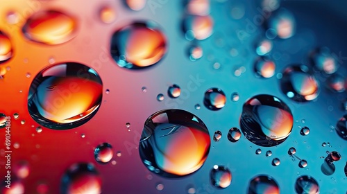 Wallpaper Mural Water drops background. Generative AI Torontodigital.ca