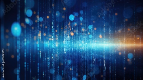 Wallpaper Mural abstract tech futuristic digital background, ai Torontodigital.ca