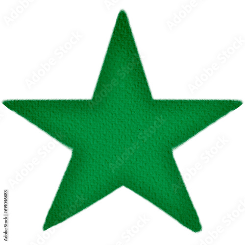 green star  for Super Bowl
