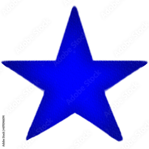 blue star for Super Bowl