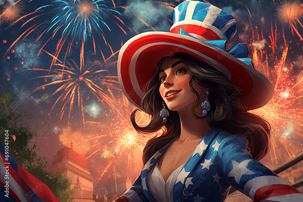 4th of july celebration card usa american independence day 4th of july celebration card usa american independence day