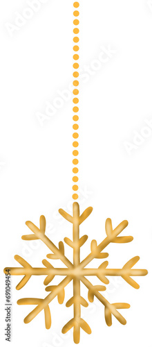 hanging snowflake