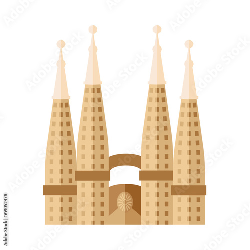 basilica of the holy family illustration