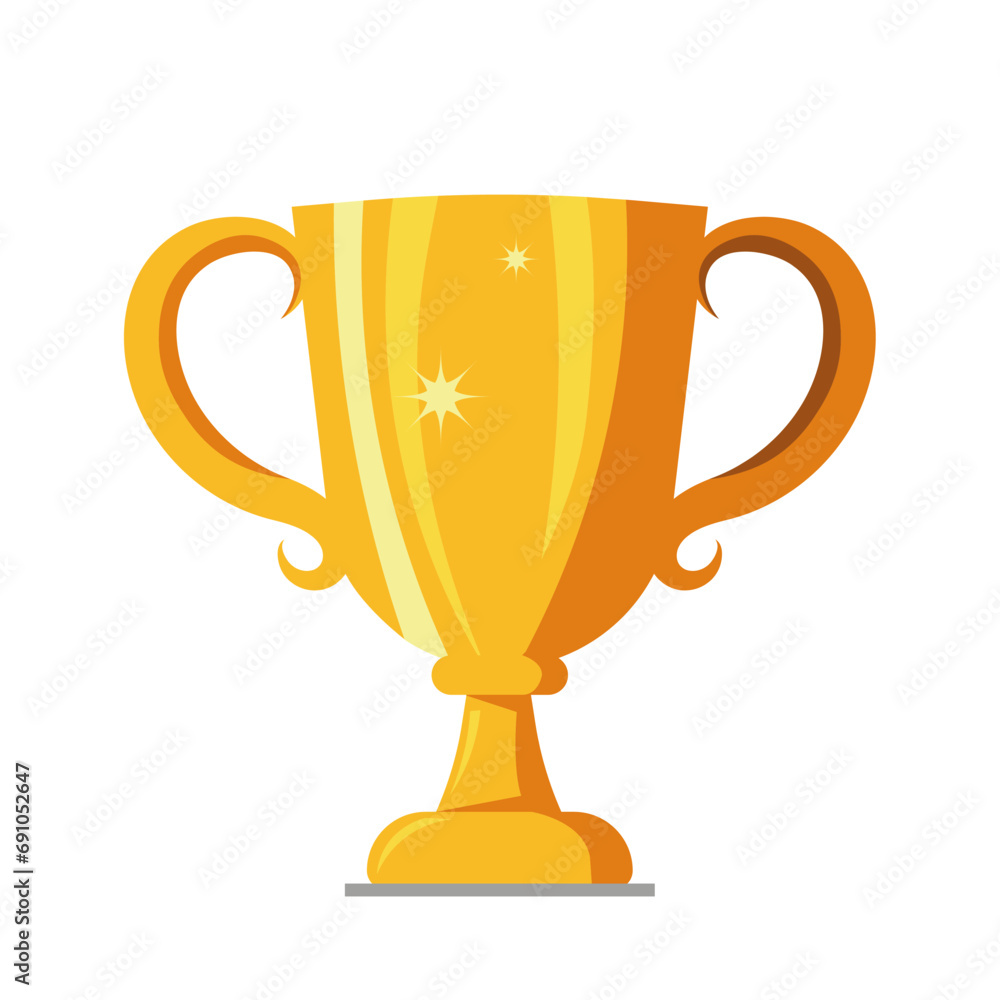 golden trophy illustration golden trophy illustration