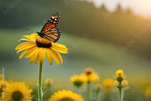 butterfly on flower © Sébastien Jouve