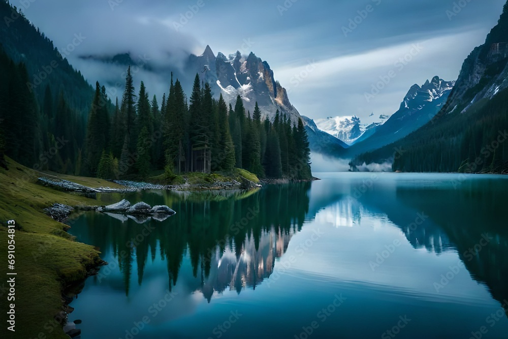 Fototapeta premium butterfly on flower