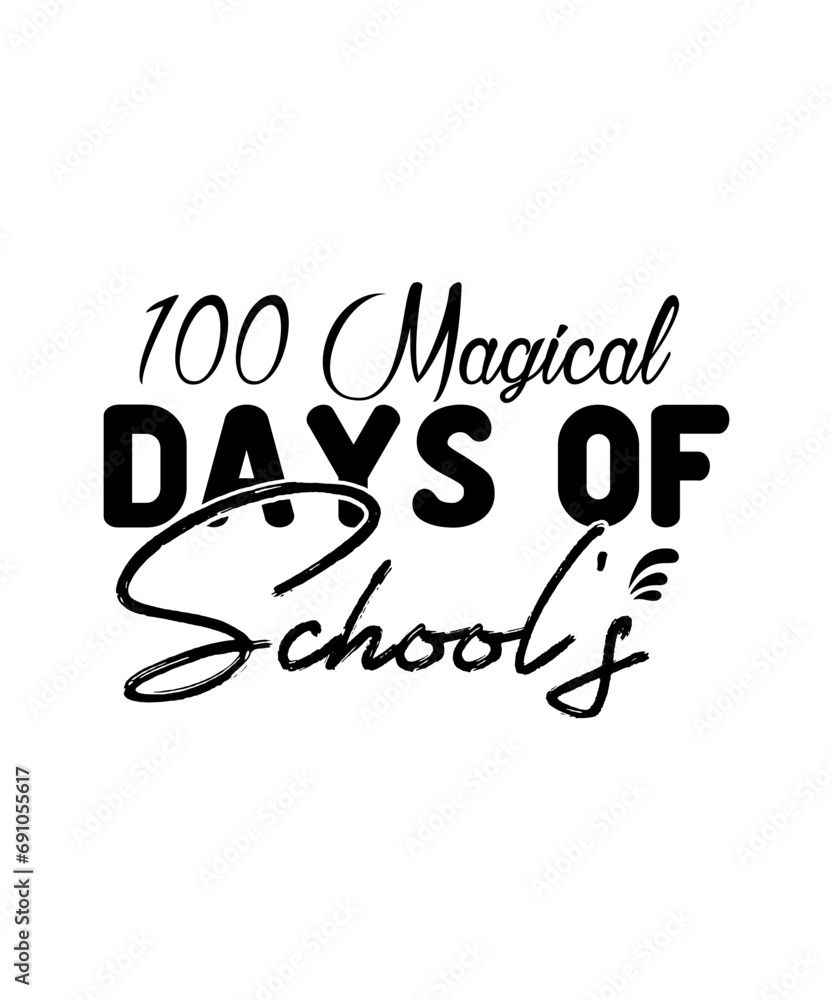 100 days of school svg, school svg, 100 days smarter svg, 100th day of school svg, Happy 100th